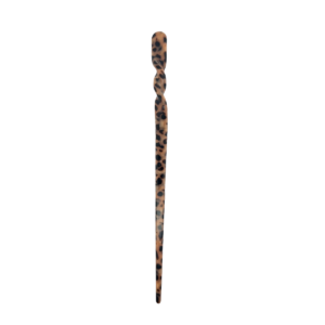 Elegante Haarnadel aus 5 mm dickem Acetat mit Twist-Ende für Chignon und Dutt – hält zuverlässig, ohne an den Haaren zu ziehen. In vier Farben erhältlich.