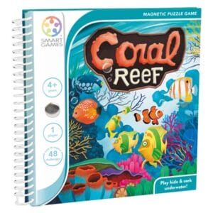 Magnetisches Knobelspiel von Smart Games mit 48 Aufgaben – kompakt, alleine spielbar und ideal für unterwegs. Als Coral Reef oder Noah's Ark.