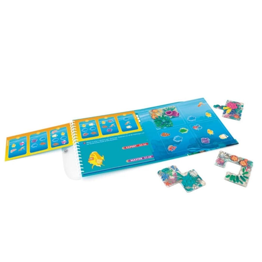 Magnetisches Knobelspiel von Smart Games mit 48 Aufgaben – kompakt, alleine spielbar und ideal für unterwegs. Als Coral Reef oder Noah's Ark.