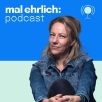 Felizitas Ambauen auf dem Podcast-Cover von mal ehrlich