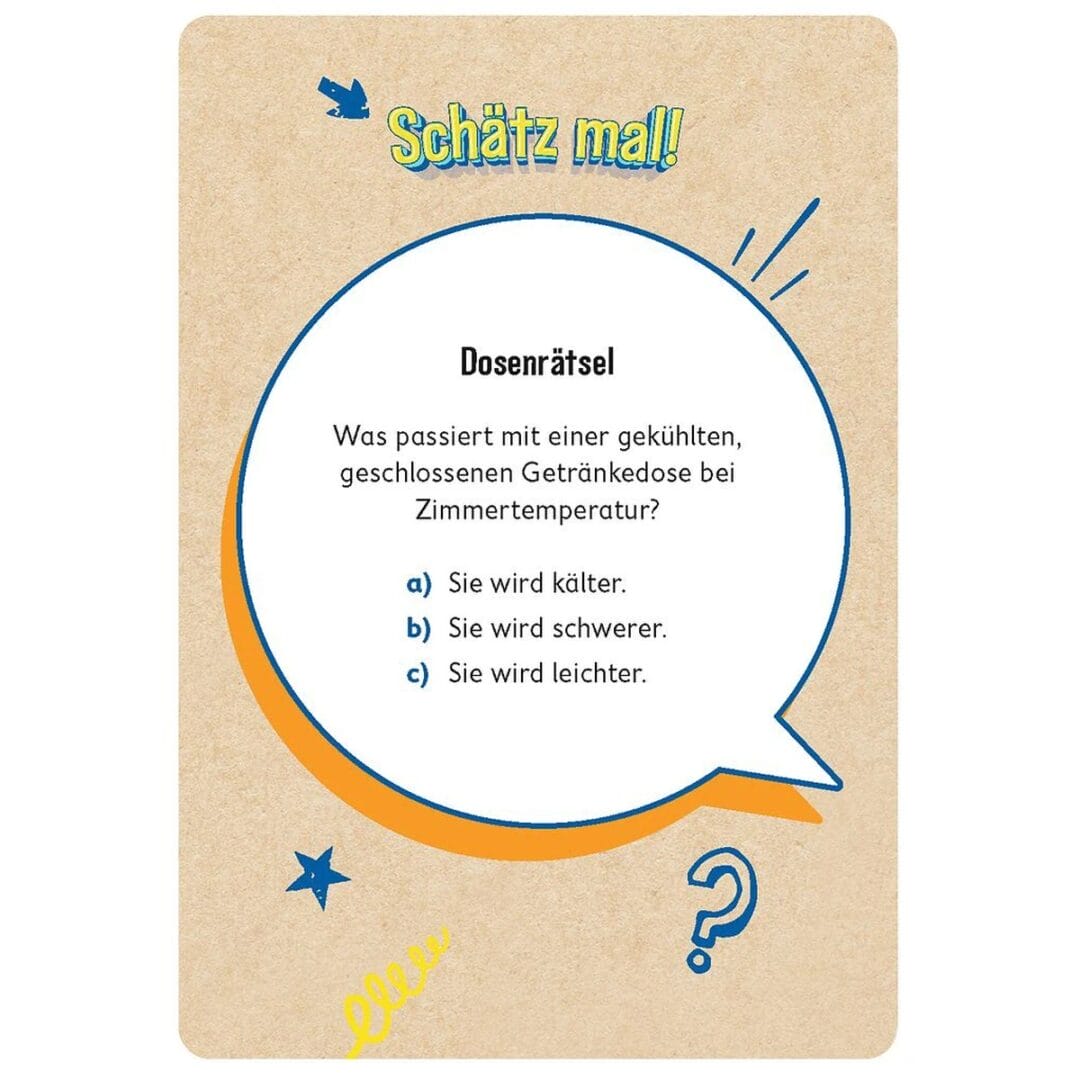 75 Schätz-Experimente für zu Hause: schätzen, ausprobieren, staunen und Alltagsphänomene spielerisch erforschen – ganz ohne Vorwissen nötig.