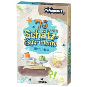75 Schätz-Experimente für zu Hause: schätzen, ausprobieren, staunen und Alltagsphänomene spielerisch erforschen – ganz ohne Vorwissen nötig.