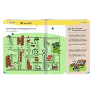 Wie funktioniert KI wirklich? Das Rätselbuch erklärt Kindern ab 10 Jahren künstliche Intelligenz mit Labyrinthen, Suchbildern und Knobeleien.