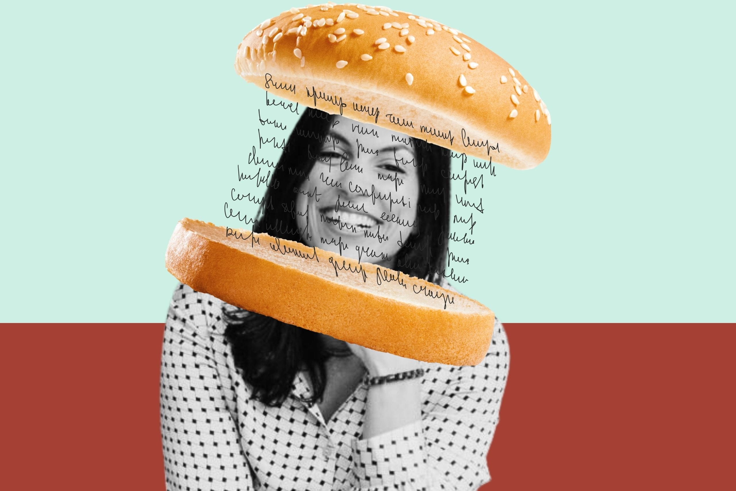 Olivia El Sayed im Wörtersandwich